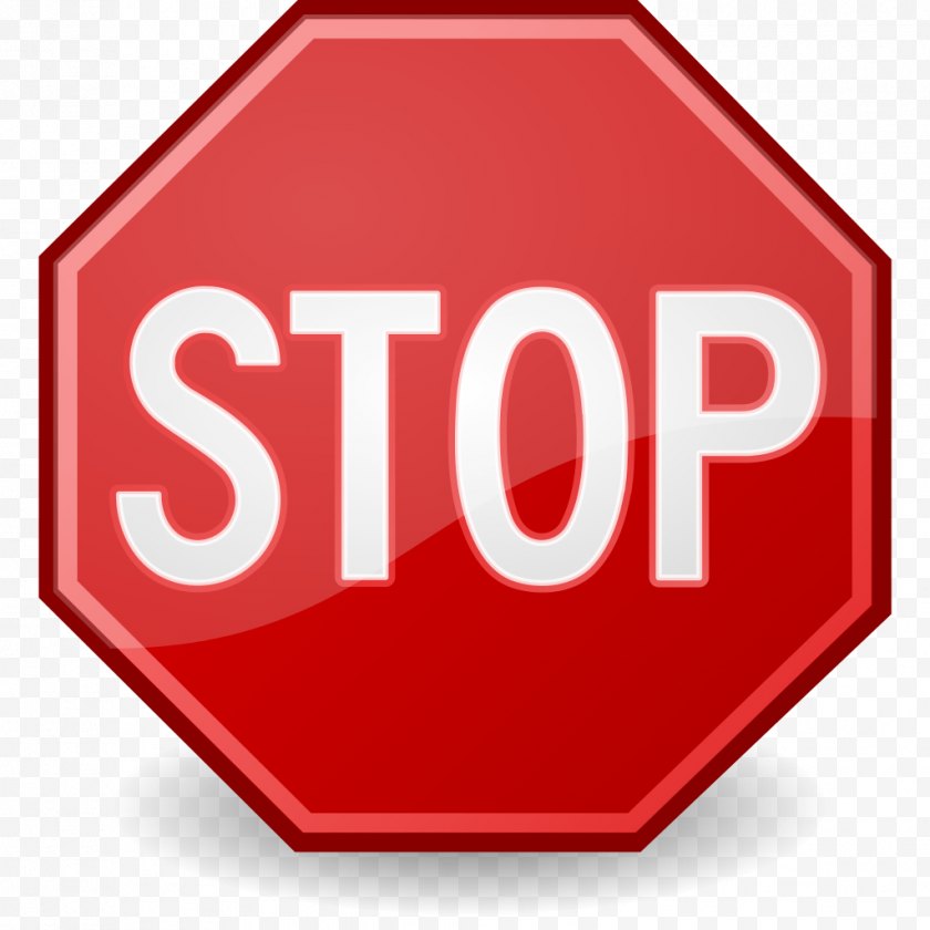 Stop Sign - Traffic Warning Manual On Uniform Control Devices - Red ...