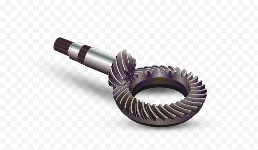 Gear Cutting - Car Spiral Bevel Transmission - Differential Free PNG