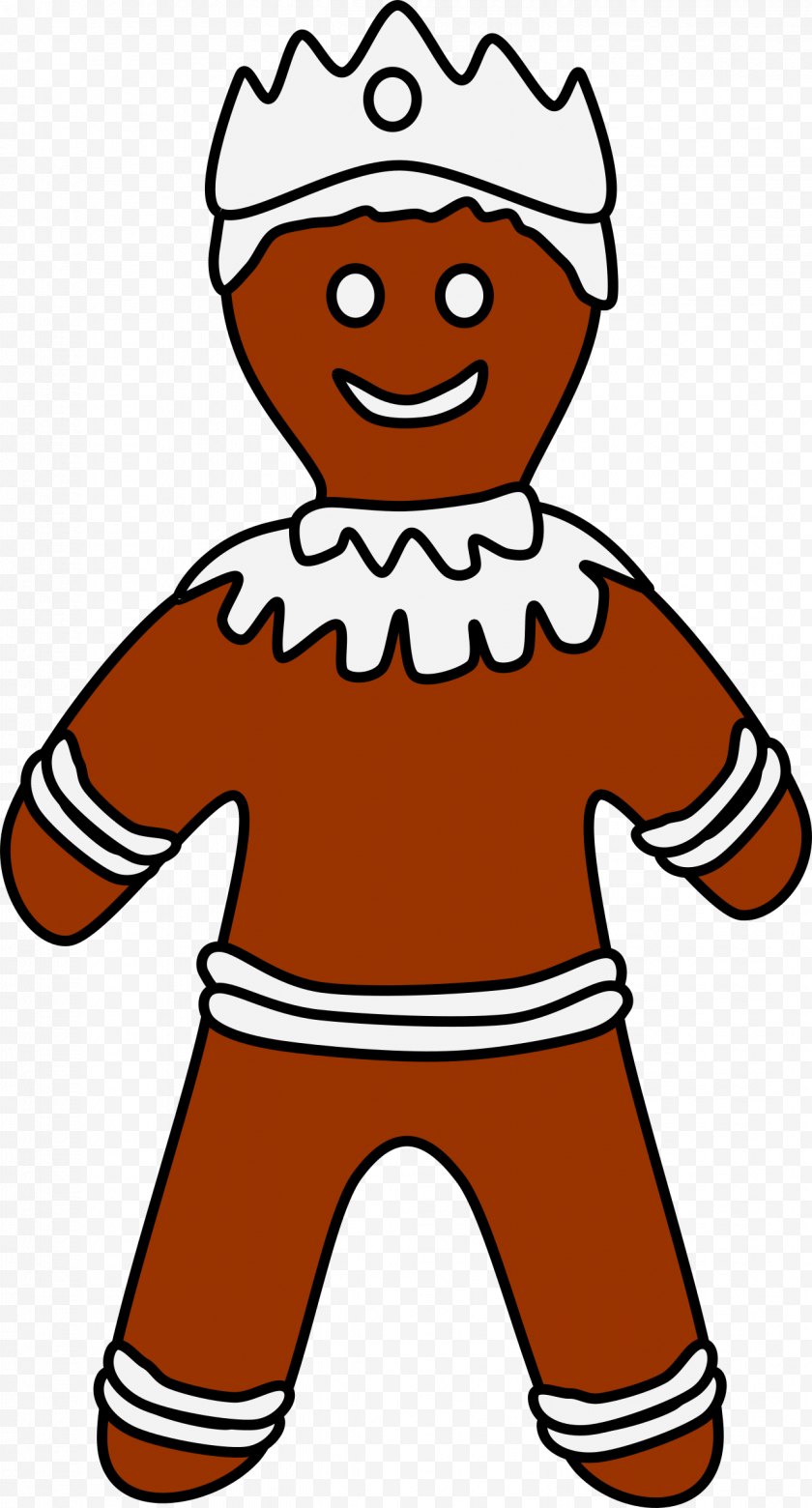 Gingerbread Man - House Biscuits Clip Art - Thumb Free PNG