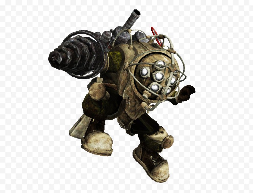 Heart - PlayStation All-Stars Battle Royale Big Daddy BioShock - Watercolor - Censored Free PNG