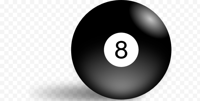 Billiard Balls - 8 Ball Pool Magic 8-Ball Eight-ball Clip Art - 8ball - Cliparts Free PNG