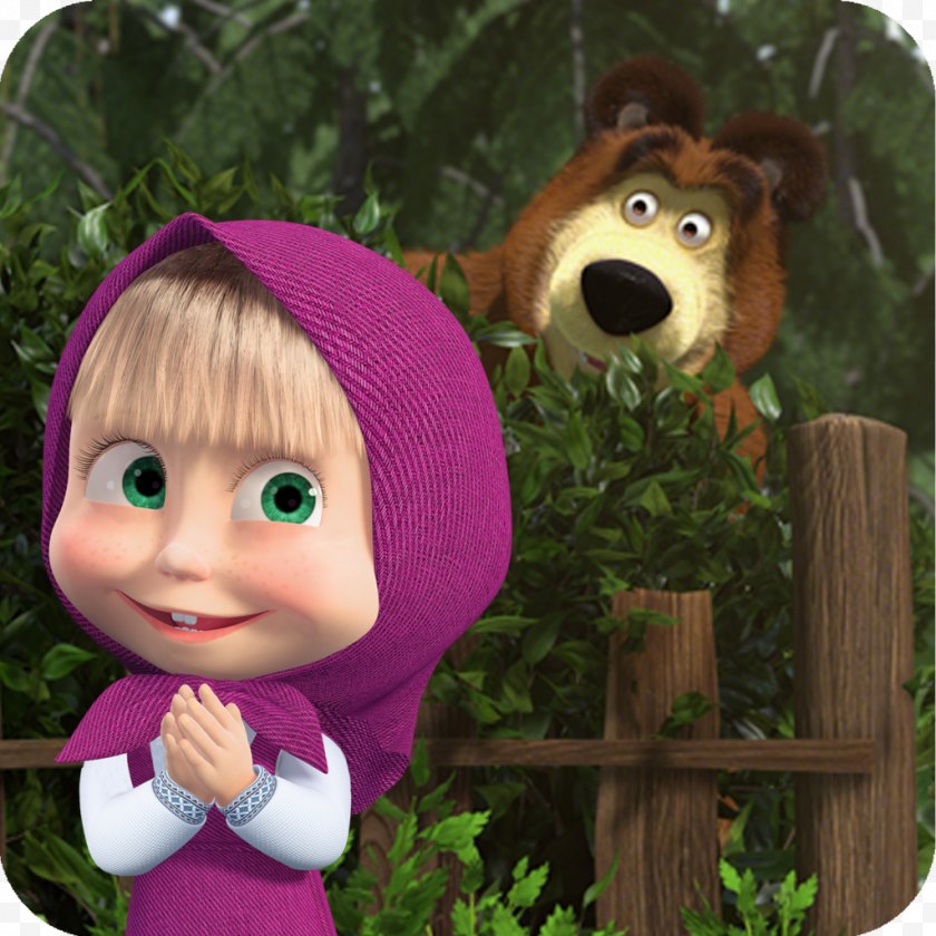 Bear - Masha And The Animated Film Magic - Doll Free PNG