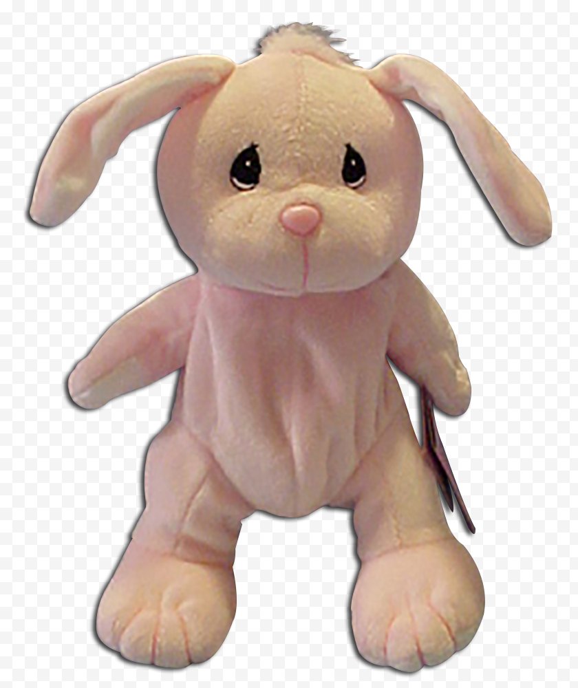 Plush - Rabbit Stuffed Animals & Cuddly Toys Bean Bag Chairs Iguanodon Easter Bunny - Pink Ears Free PNG