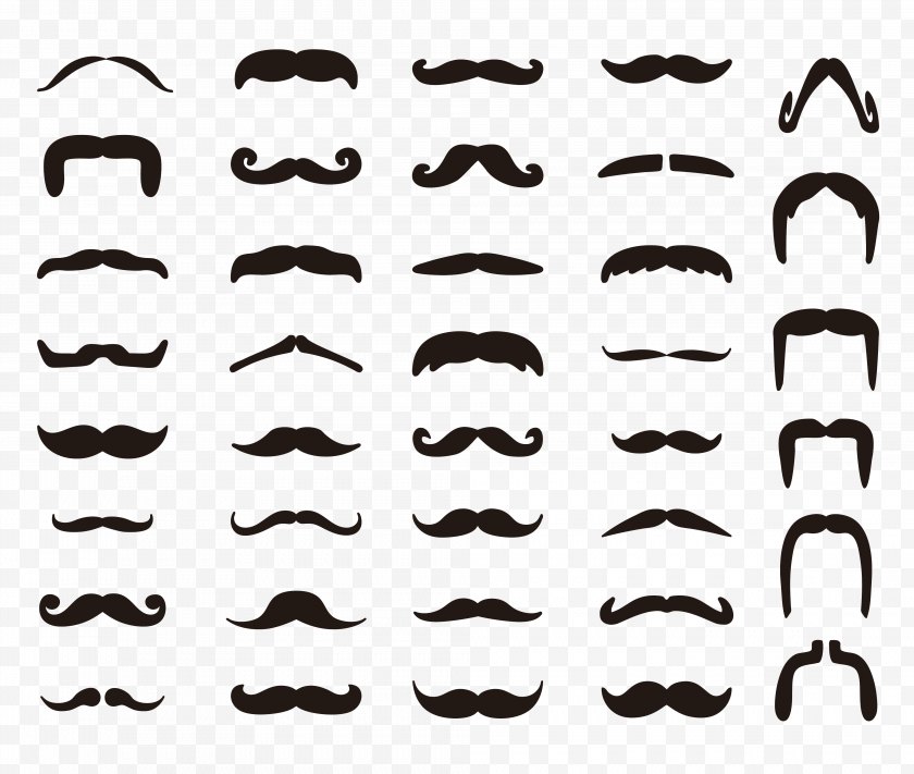 Moustache - World Beard And Championships Stock Photography Illustration - Glasses - Funny Free PNG