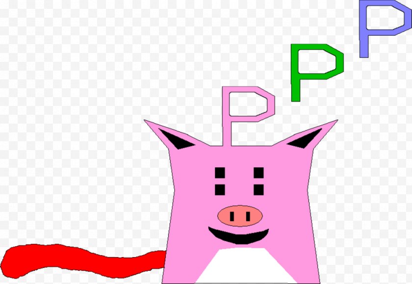 Cartoon - Snout Pink M Clip Art - Text - Porkchop Free PNG