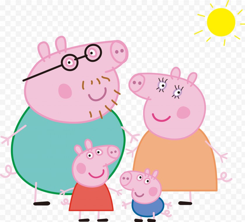 Mummy Pig - Daddy Domestic Television Show Family - Vector A Free PNG