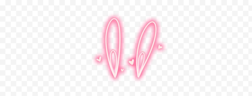 Magenta - Rabbit Ear - Animation - Pink Bunny Ears Pattern Free PNG