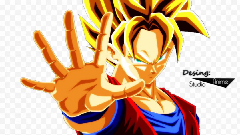 Cartoon - Dragon Ball Online Goku Xenoverse 2 Super Saiyan - Heart Free PNG