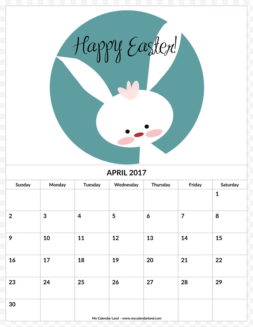 Craft - Easter Bunny Happy Easter! Gift Wedding Invitation Free PNG