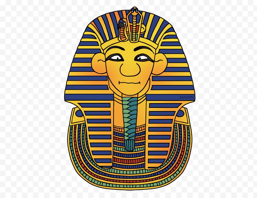 Mummy - Tutankhamuns Mask Ancient Egypt Sarcophagus Clip Art - Recreation - King Cliparts Free PNG