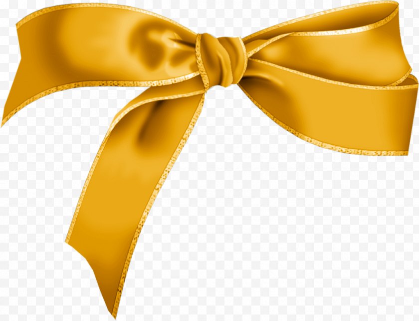 Gold - Ribbon Animation Clip Art - Gift Free PNG