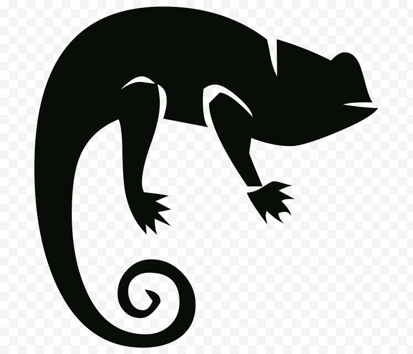 Panther Chameleon - Chameleons Lizard Reptile Clip Art - Logo Free PNG