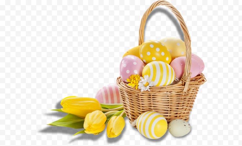 Food Gift Baskets - Paskha Easter Egg Basket Bunny - Centerblog Free PNG