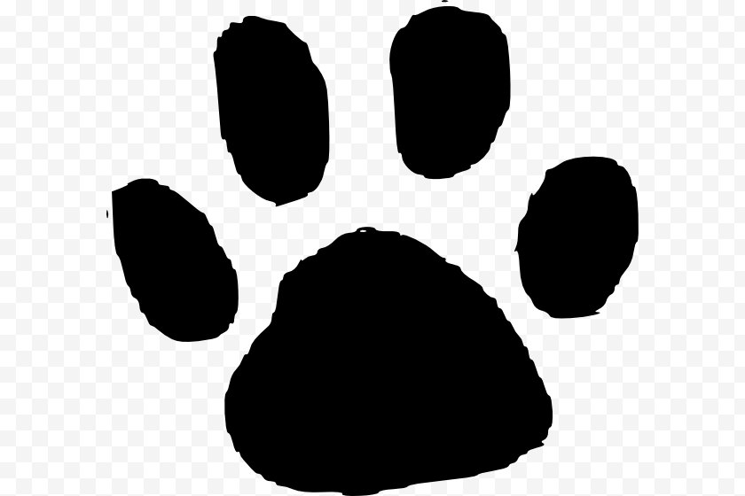 Panther - Cat Dog Paw Footprint Clip Art - Snout Free PNG
