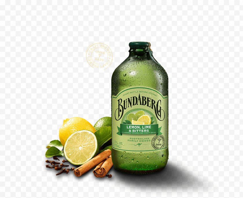 Lemon - Lemon, Lime And Bitters Non-alcoholic Drink Ginger Beer Fizzy Drinks - Citric Acid Free PNG