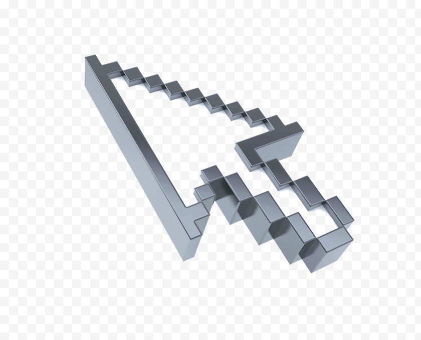 Pointer - Computer Mouse Arrow - Cursor - Gray Free PNG