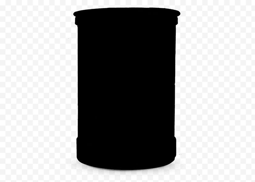 Waste Container - Black M - Product Design Cylinder Free PNG