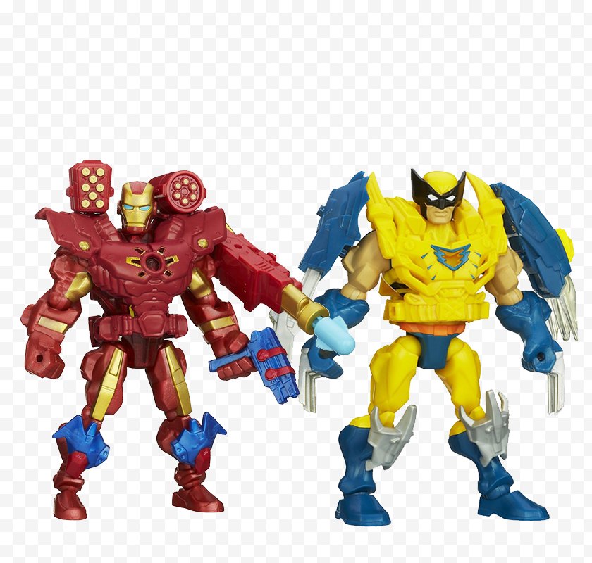 Hulk - Iron Man Wolverine War Machine Captain America - Action Figure - Ironman Batman Model Free PNG