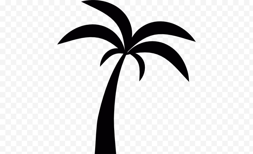 Download Arecaceae - Tree Clip Art - Silhouette - Paradise Vector ...