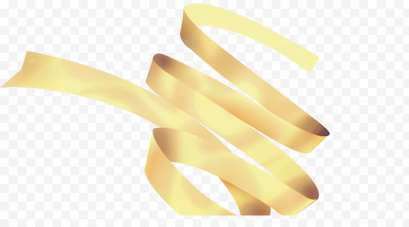Gold - Ribbon Animation - Gift - Image Free PNG