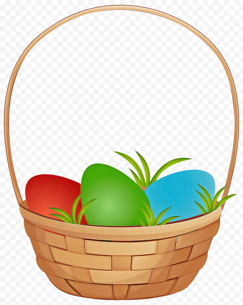 Easter Basket With Eggs Easter Day Basket Free PNG