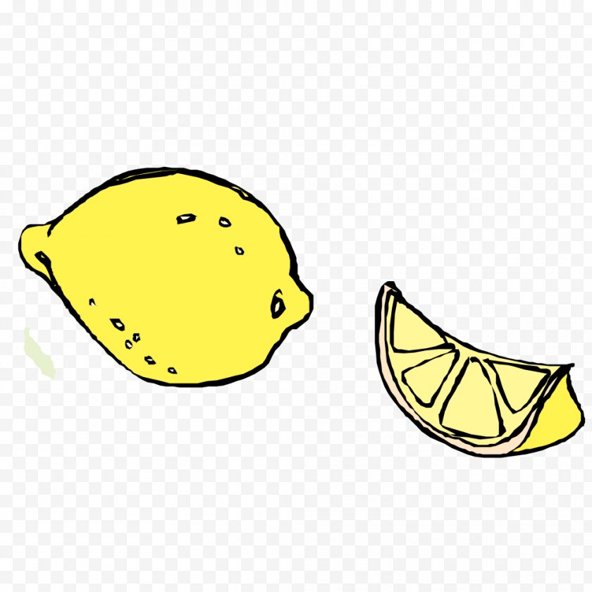 Plant - Fruit Lemon Cartoon Yellow - Happiness - Fruits Vector Illustration Free PNG