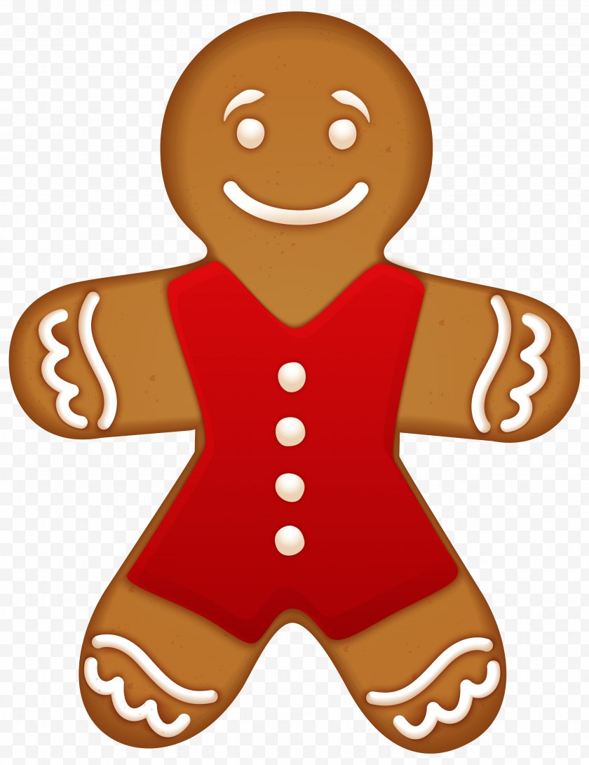 Gingerbread - Man Muffin Cookie - House - Ornament Clipart Image Free PNG