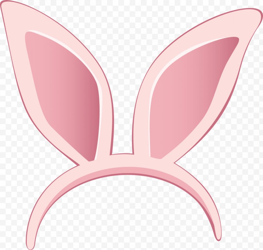 Silhouette - Rabbit Ear - Cartoon - Easter Bunny Ears Clipart Free PNG