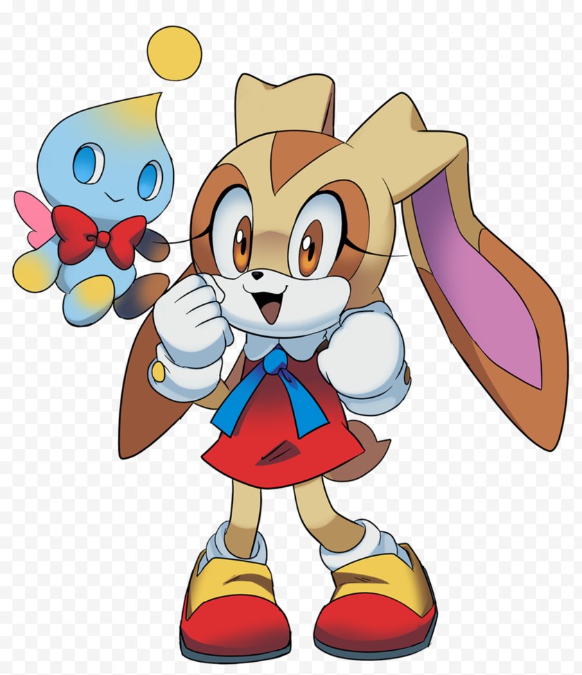 Food - Cream The Rabbit Sonic Riders Forces Tails Adventure - Archie Comics - Chao Cheese Free PNG