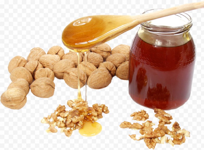 Nut - Honey Walnut Nuts Hazelnut - Bee Free PNG