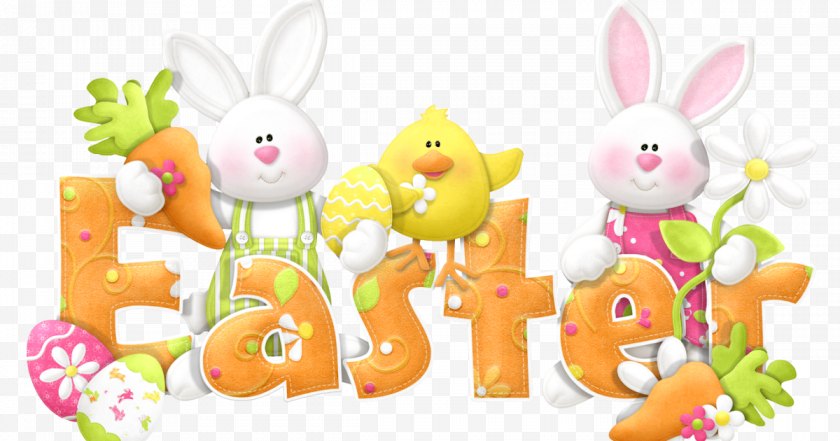 Happy Easter - Bunny Egg Easter! Clip Art - Basket Free PNG