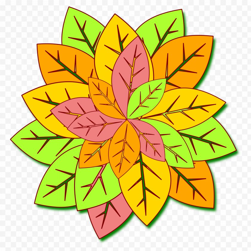 Tree - Download Clip Art - Flower - Top View Free PNG