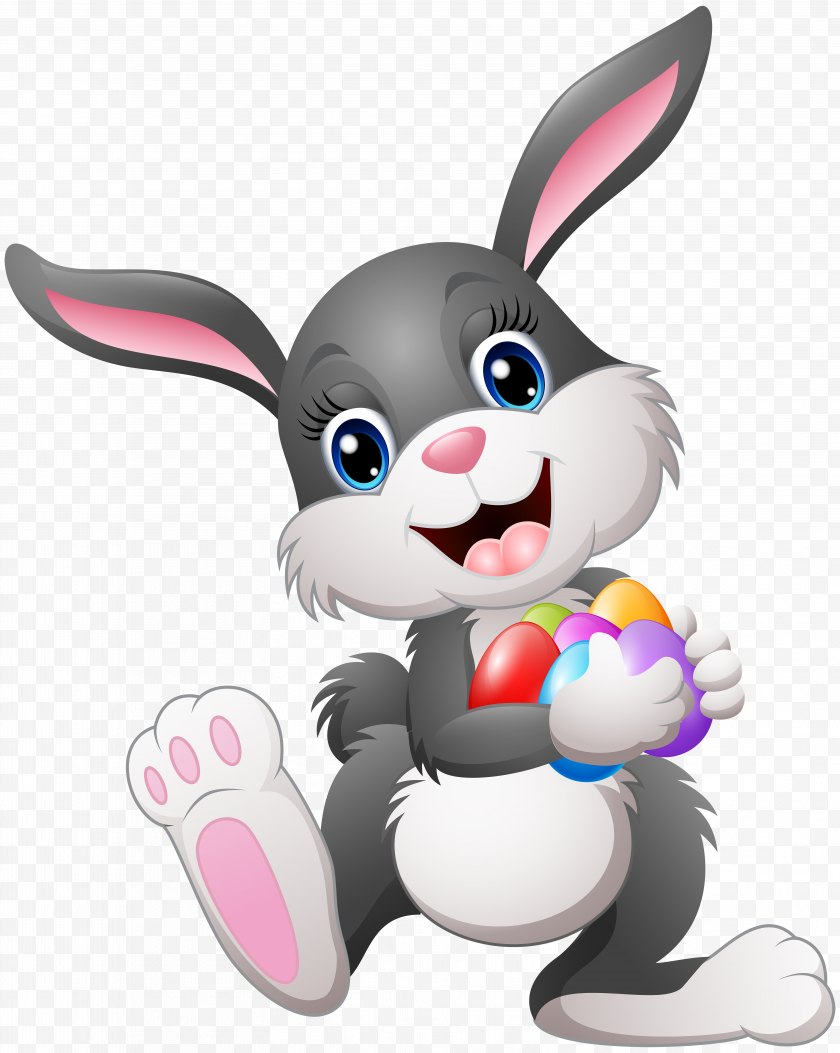 Cartoon - Rabbit Easter Bunny Happy Easter! Leporids - Rabits And Hares Free PNG