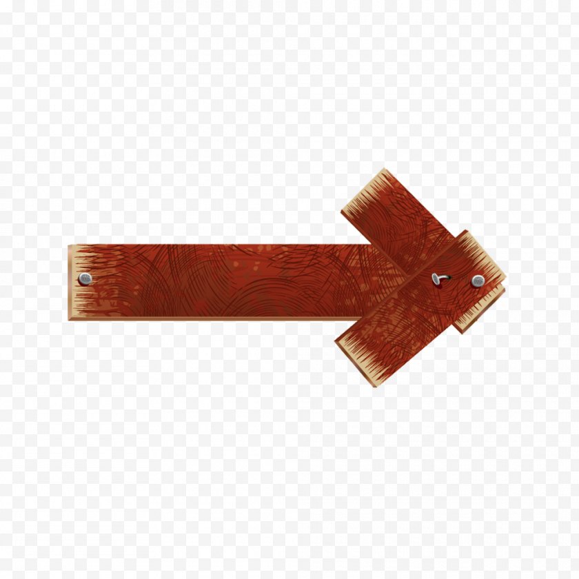 Pointer - Arrow - Vexel - Wooden Signpost In The Direction Of Free PNG
