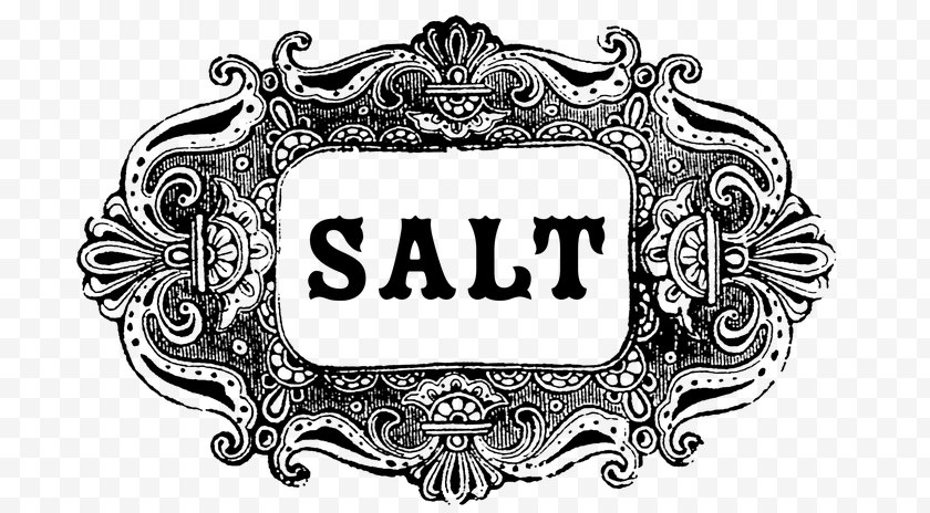 Emblem - Clip Art Salt Water Taffy Sugar Label - Crest - One Frame Signs Free PNG