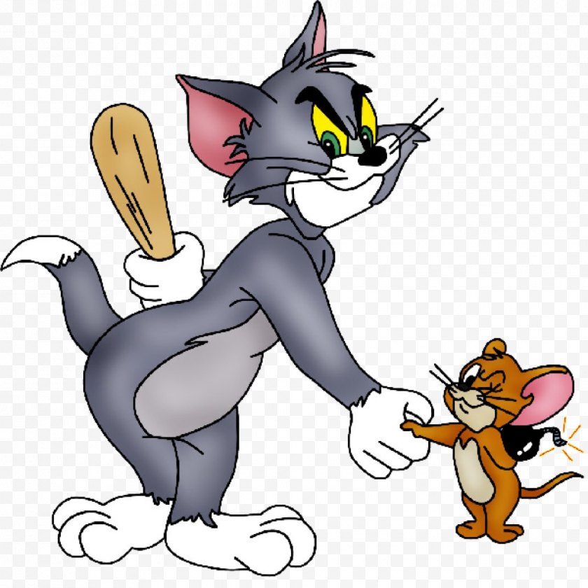 Tail Tom Cat And Jerry Mouse Cartoon Art Free Png