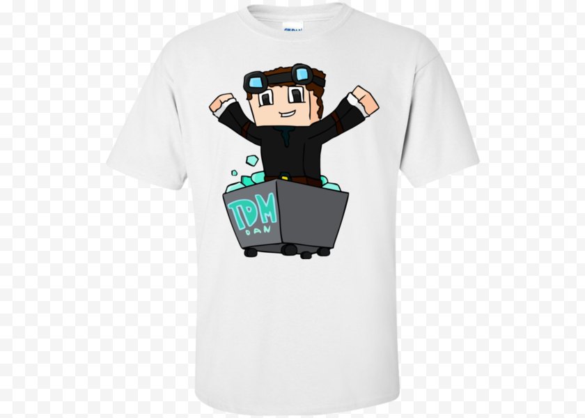 T Shirt - Minecraft: Pocket Edition T-shirt YouTuber Roblox - Minecart ...