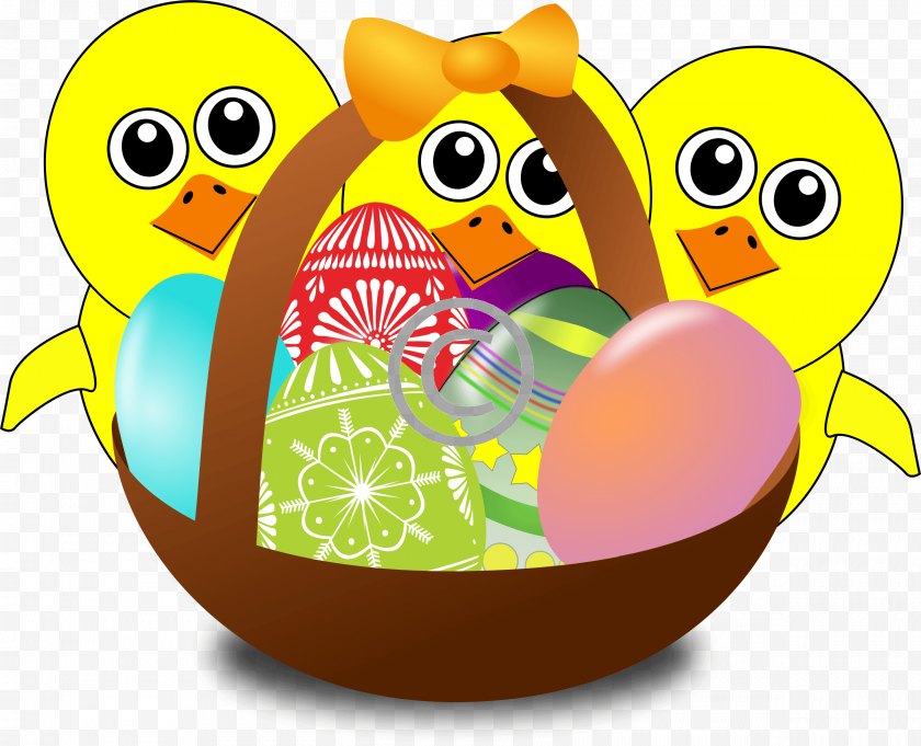 Fruit - Easter Egg Chicken Bunny Free PNG