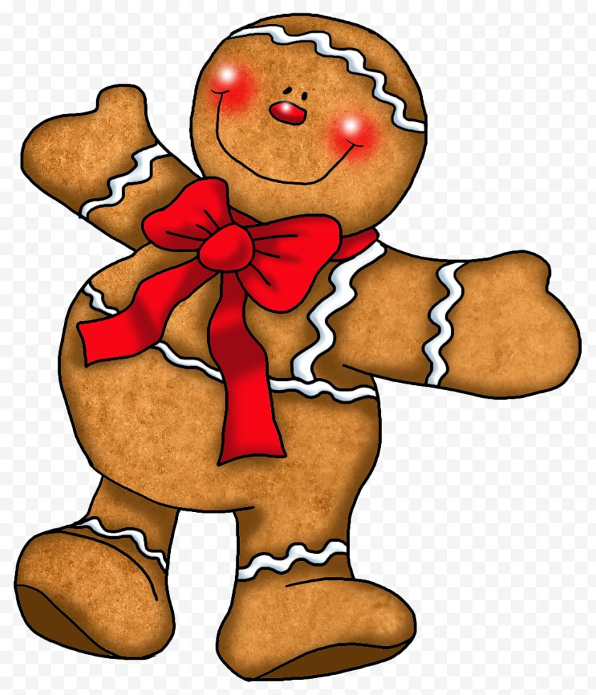 Gingerbread Man - The Ginger Snap Clip Art - Fictional Character - Border Cliparts Free PNG