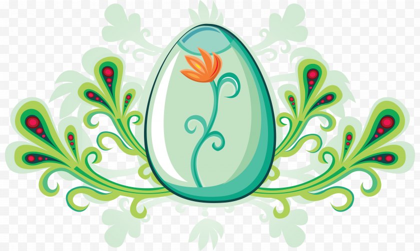Plant - Easter Egg Chicken Bunny Clip Art Free PNG