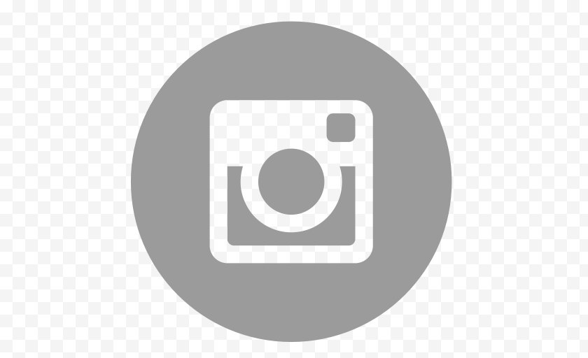 Instagram - Logo - Grey Background Free PNG