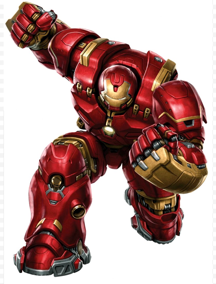 Figurine - Hulk Iron Man Vision War Machine Ultron - Art Free PNG