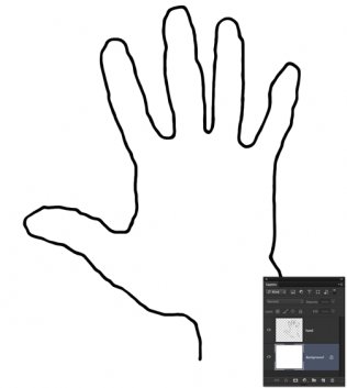 Outline Of Hands Png Images Transparent Outline Of Hands Images