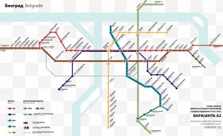 Belgrade Metro - Rapid Transit Commuter Station Bus - Map Free PNG