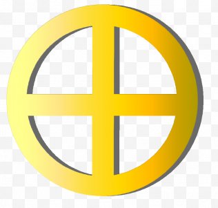 Logo - Triskelion Solar Symbol Cross Circle - Fascist Symbolism Free PNG