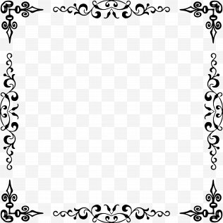 View Elegant Black Picture Frame Png PNG